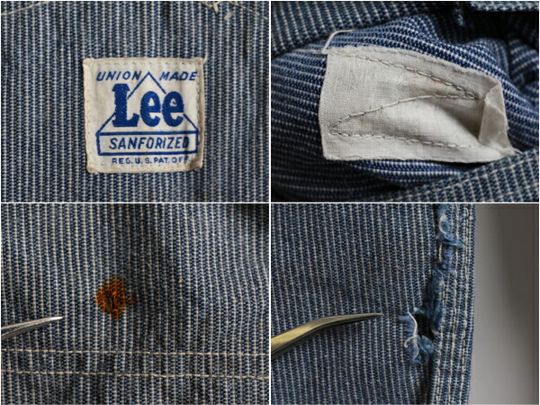 楽天市場】50s ☆ Lee リー 91-SB ピン ストライプ コットン