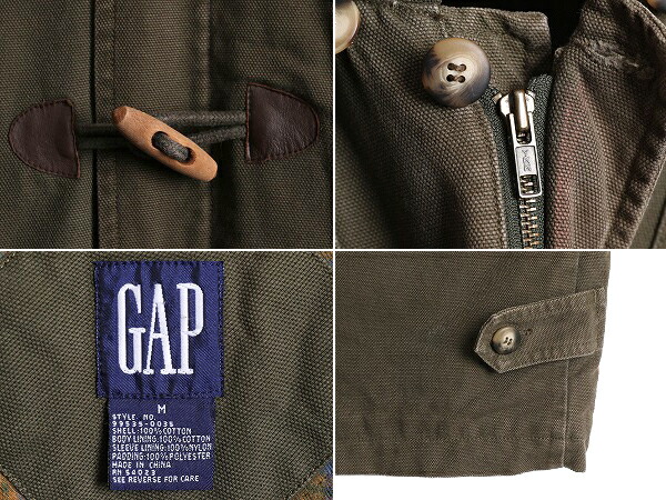 楽天市場】90s OLD GAP ダック ダッフル コート メンズ M / 古着 90