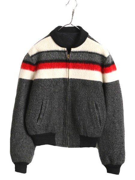 楽天市場】60s ☆ フェイクファー フルジップ リバーシブル ジャケット