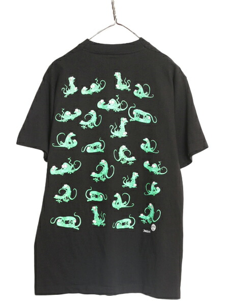 楽天市場】90s USA製 ☆ カメレオン 四十八手 イラスト プリント T