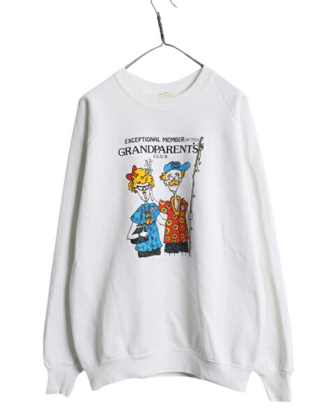 楽天市場】80s USA製 アート イラスト プリント スウェット メンズ XL