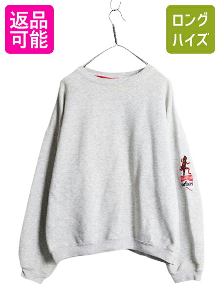 楽天市場】90s USA製 マルボロ リザード 刺繍 スウェット メンズ L