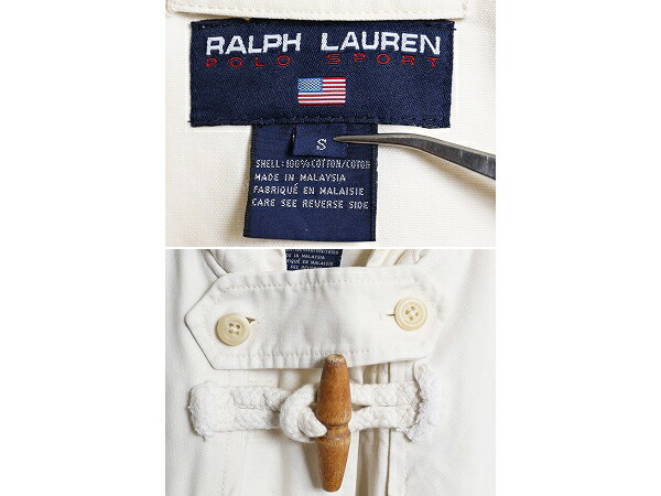 楽天市場】90s ポロスポーツ ラルフローレン ショート ダッフル コート