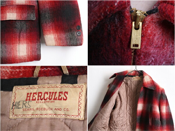 楽天市場】40s 50s ビンテージ ☆ Hercules ヘラクレス フルジップ