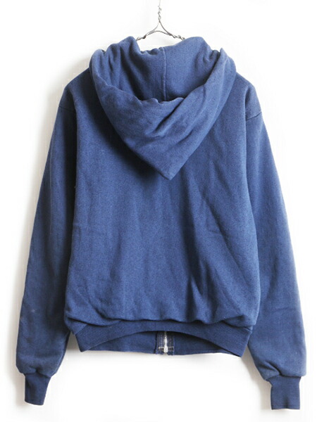 70S USA製 Healthknit 裏サーマル ジップスウェット XXL 70S USA製