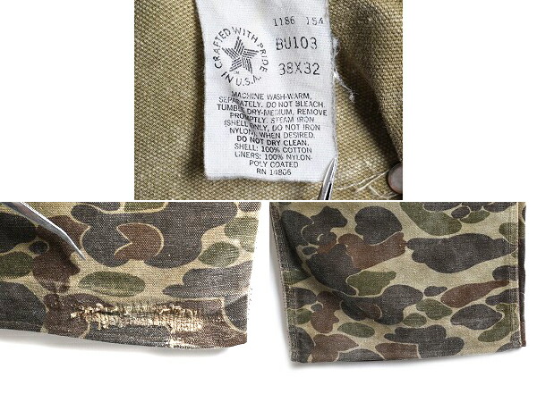 楽天市場】80s 90s USA製 □ カーハート CARHARTT ダックハンター カモ