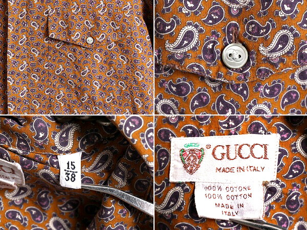 楽天市場】80s イタリア製 ビンテージ □ GUCCI グッチ ポケット付き