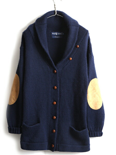 楽天市場】90's □ ラルフローレン 本革 レザー エルボーパッチ