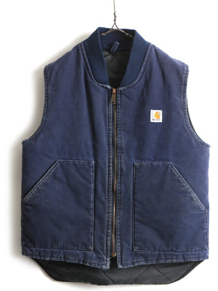 楽天市場】90's USA製 オールド □ カーハート 中綿 ダック ベスト