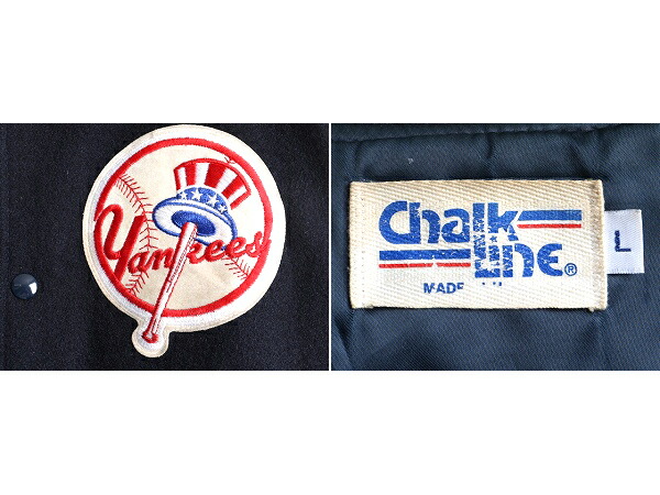 楽天市場】80s ビンテージ □ MLB オフィシャル CHALK LINE ヤンキース