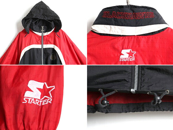 楽天市場】90s □ STARTER NHL シカゴ ブラックホークス オフィシャル