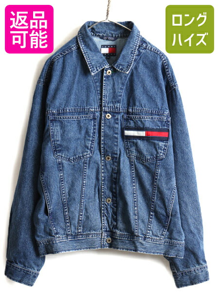 楽天市場】90s □ トミー ヒルフィガー 4ポケット デニム ジャケット