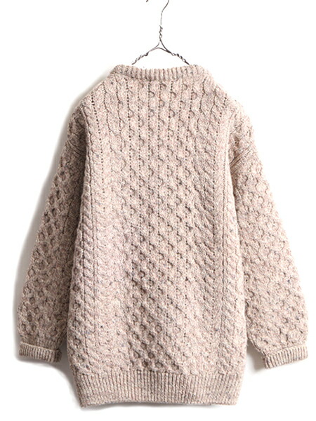 楽天市場】アイルランド製 手編み □ フィッシャーマン ウール ハンド