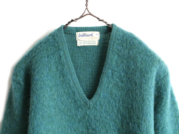 楽天市場】60s ビンテージ 35% モヘア ☆ Vネック ウール モヘヤ 長袖