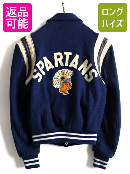 楽天市場】60s USA製 ☆ NFL スパルタンズ DEERFOOT 本革 レザー