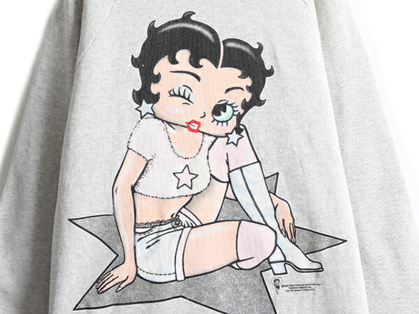 楽天市場】90s □ ベティ ブープ プリント スウェット ( メンズ