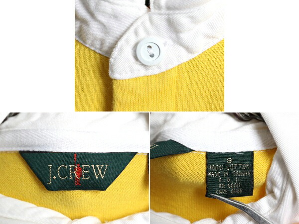 楽天市場】90s □ J CREW ボーダー 長袖 ラガー シャツ ( メンズ