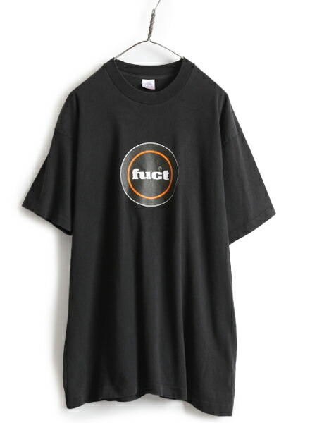 楽天市場】90s USA製 ☆ FUCT 初期 サークル ロゴ プリント Tシャツ