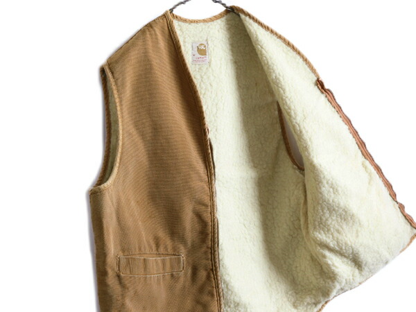 楽天市場】70s USA製 カーハート 裏 ボア ダック ベスト メンズ M 70