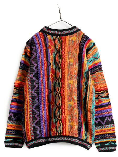 楽天市場】90s カナダ製 TUNDRA 3D 立体編み コットン ニット セーター