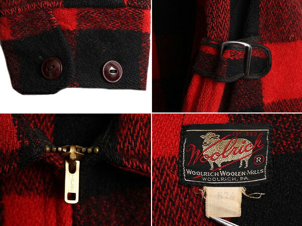 楽天市場】60s USA製 ウールリッチ フルジップ スポーツ ジャケット