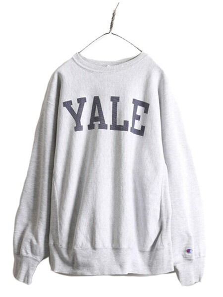 楽天市場】80s USA製 ☆ チャンピオン リバースウィーブ YALE 染込み