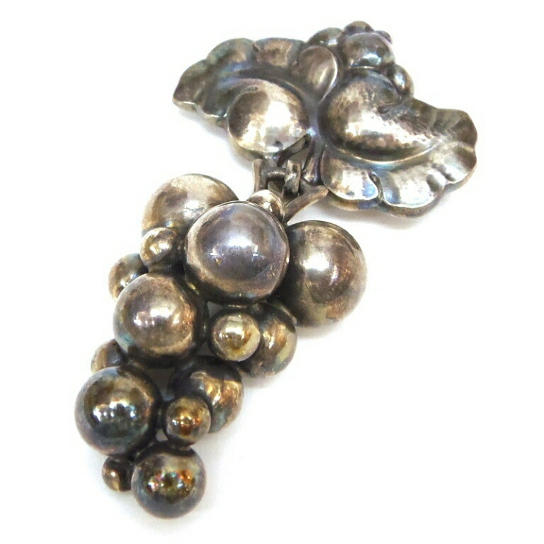 楽天市場】ジョージジェンセン ぶどう ブローチの通販