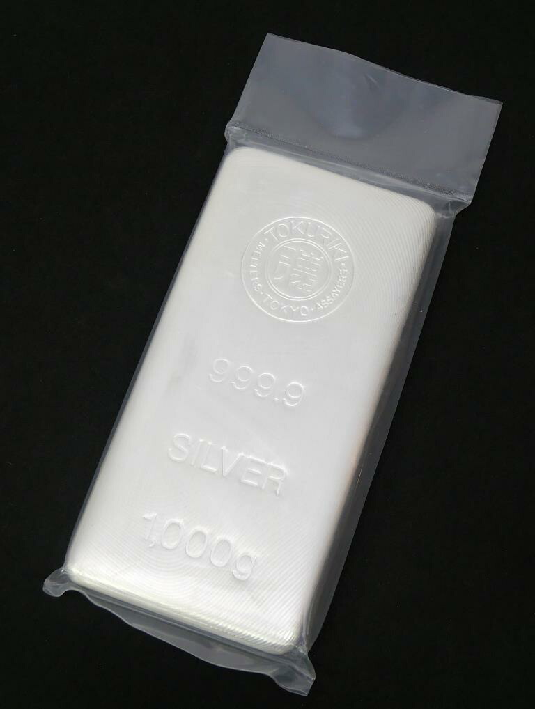 楽天市場】徳力本店 純銀インゴット [桐箱付] シルバー/SV999.9 1000g