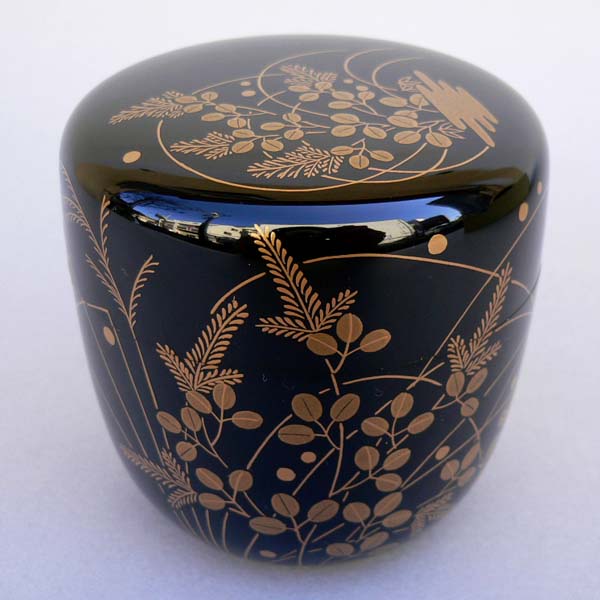 楽天市場】茶道具 棗 なつめ 秋の野蒔絵大棗 利休好写 【送料無料