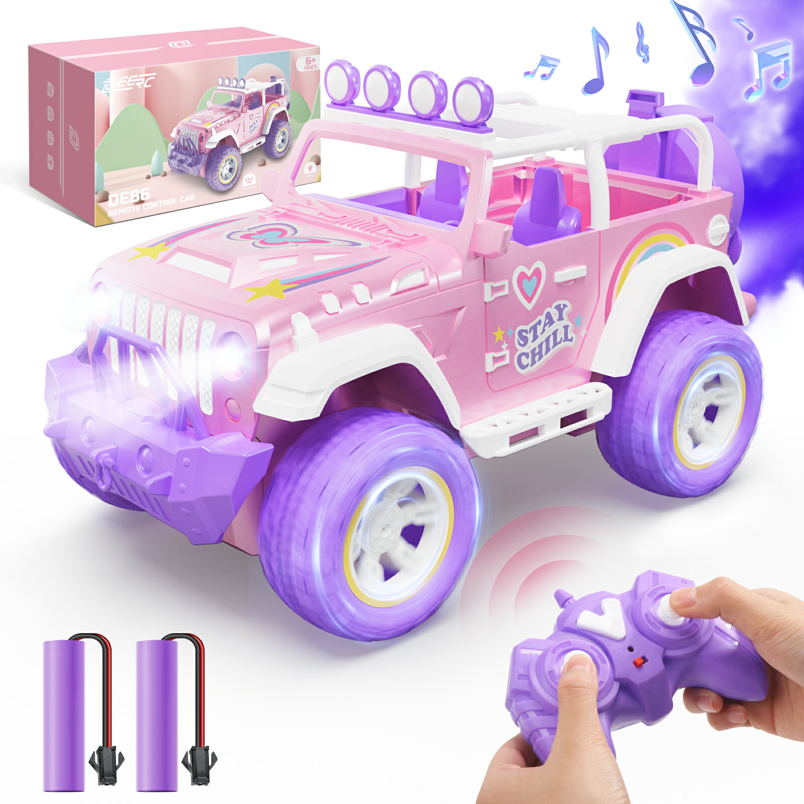 楽天市場】DEERC ラジコンカー こども向け おもちゃ 1/16 オフロード