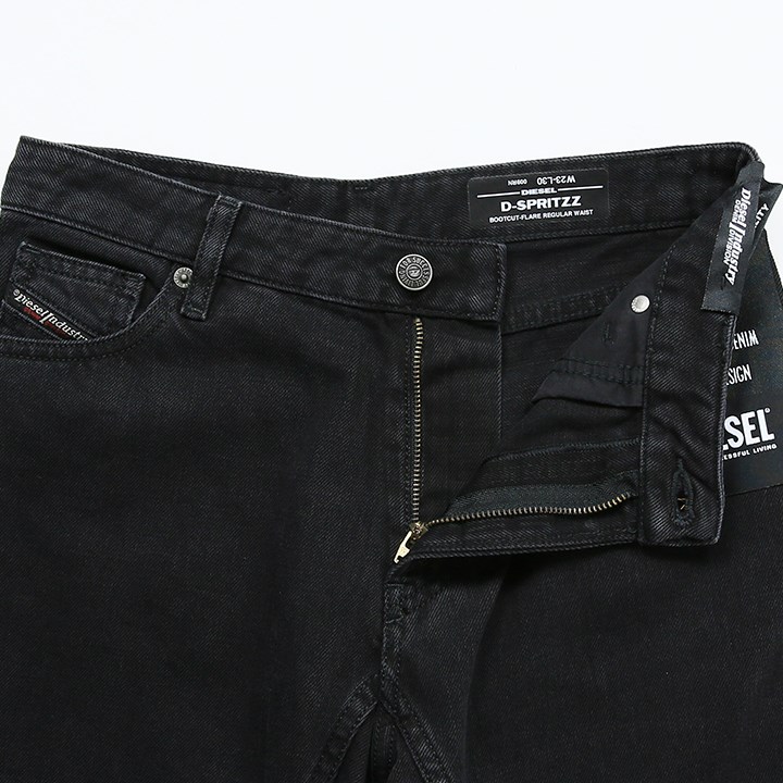 楽天市場】☆DIESEL ディーゼル レディース☆牛革レザーパッチ ワイド