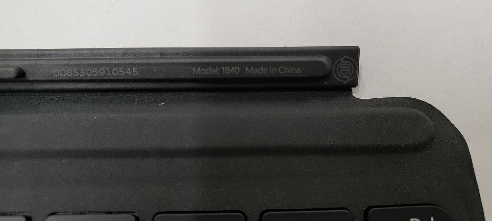 楽天市場】【中古】Microsoft Surface Go タイプカバー 1840 純正品