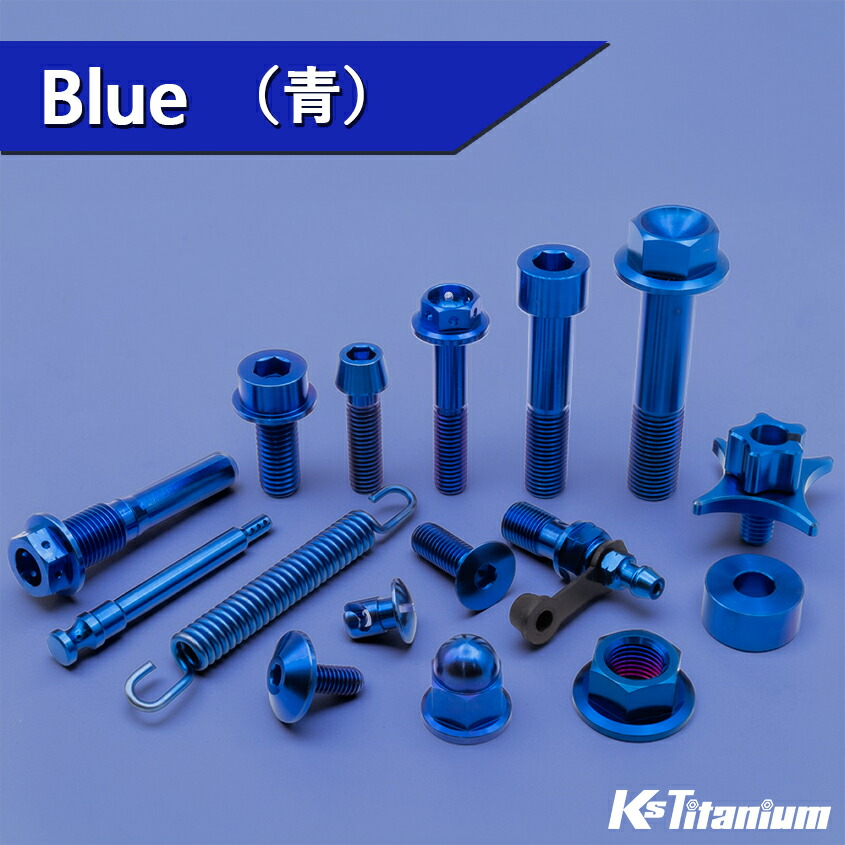 楽天市場】64チタン製 フロントフェンダー用 カウルボルト M6×20