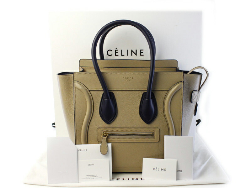 楽天市場】【CELINE セリーヌ】 トートバッグ ラゲージマイクロ