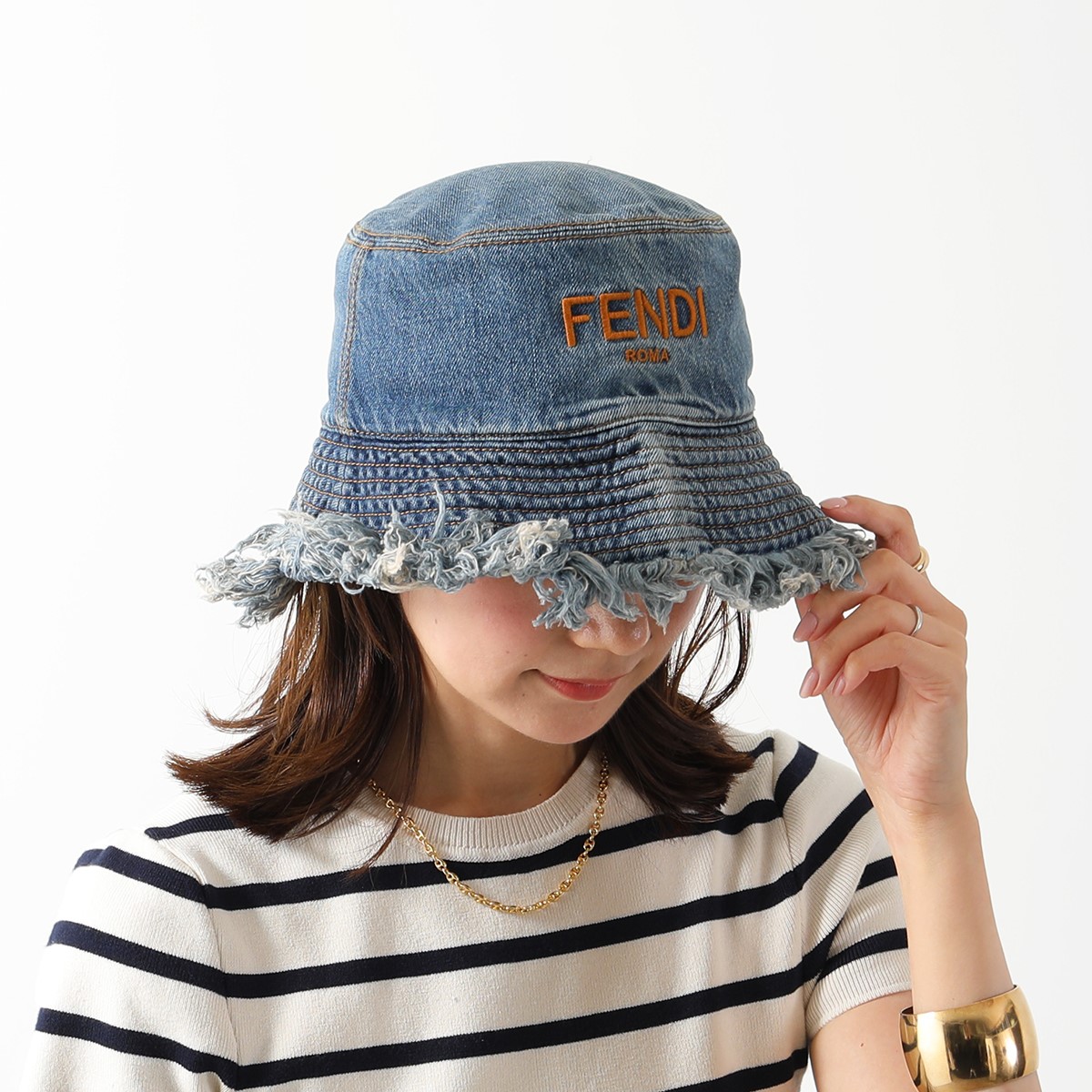 楽天市場】FENDI フェンディ バケットハット FXQ963 AN9J レディース