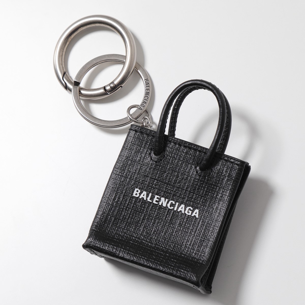 楽天市場】BALENCIAGA バレンシアガ キーリング MINI SHOPPING 679171