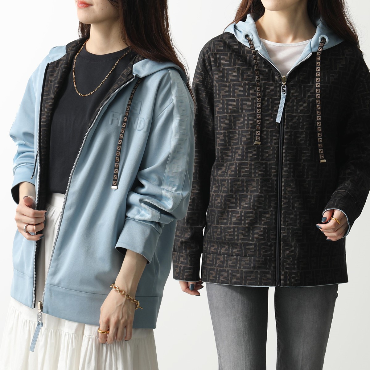 楽天市場】FENDI フェンディ パーカー FENDIRAMA JERSEY FAF142 AGOP