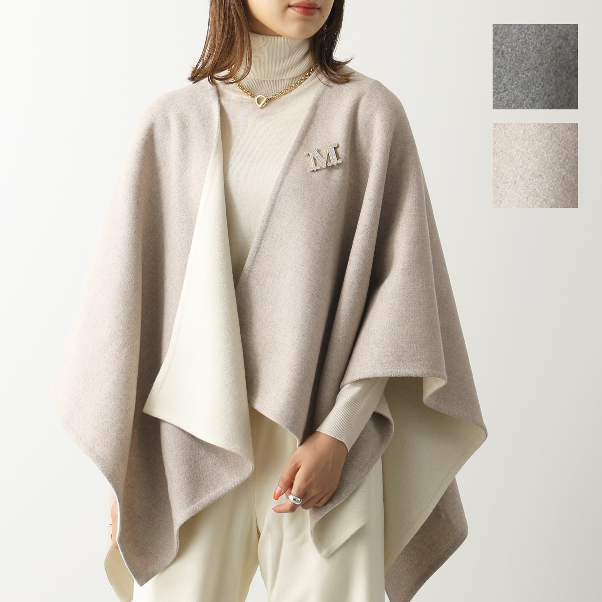 楽天市場】MAX MARA マックスマーラ ポンチョ SERRA レディース