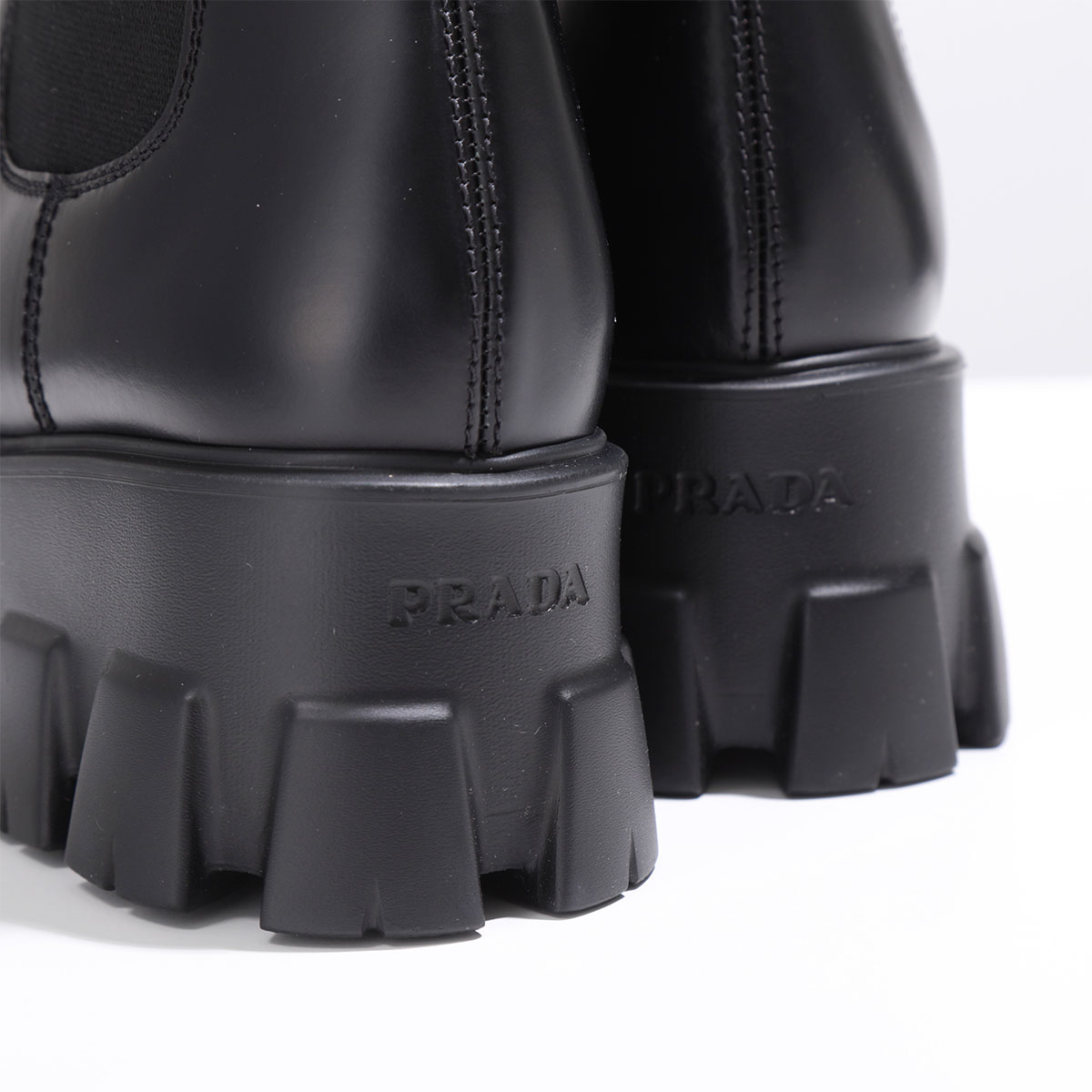 楽天市場】PRADA プラダ サイドゴアブーツ モノリス 1T256N B4L