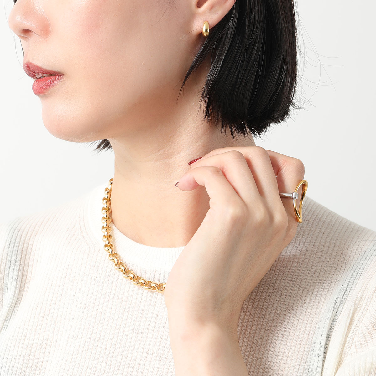 楽天市場】TOMWOOD トムウッド ピアス Ice Huggies Gold アイス