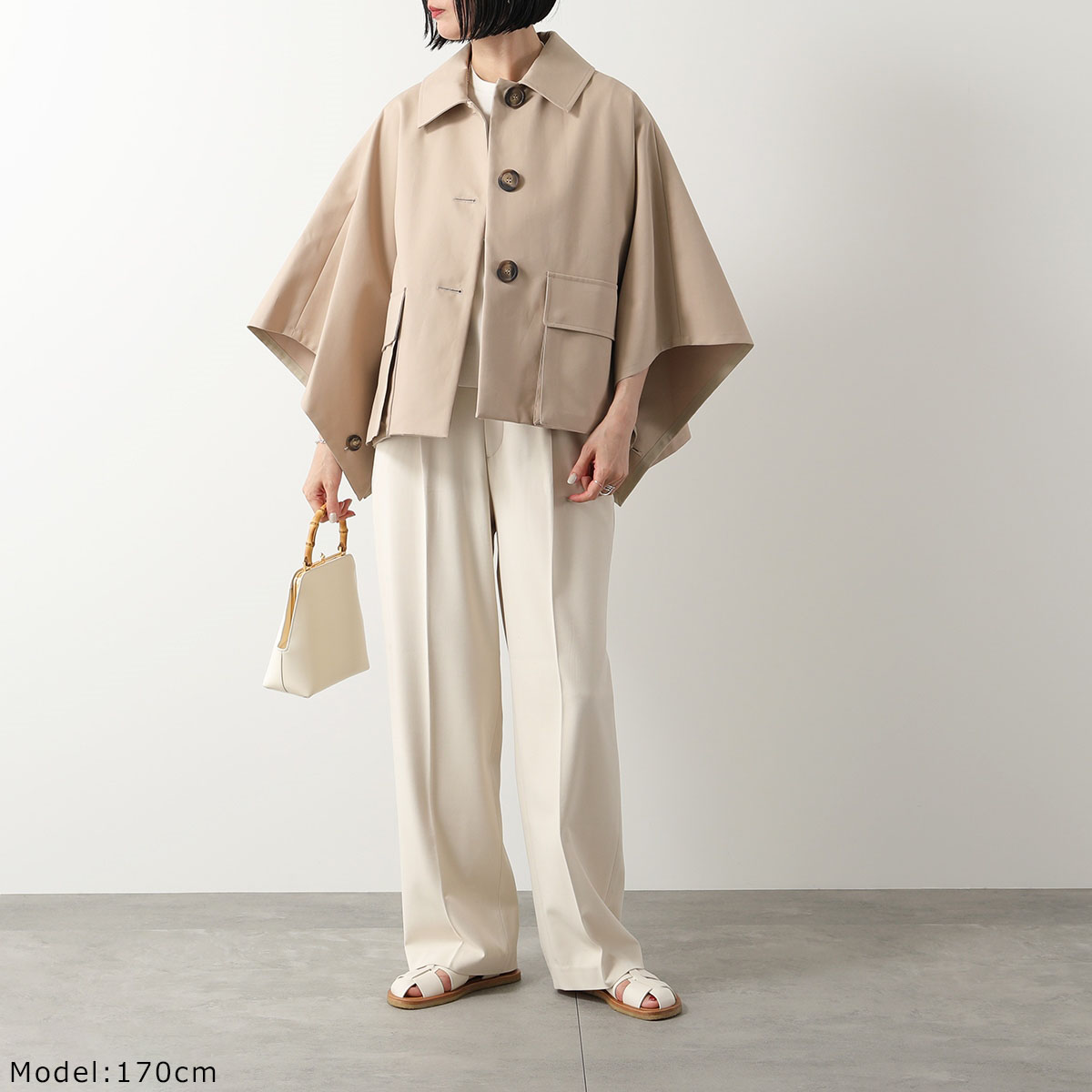 楽天市場】MAX MARA マックスマーラ ケープ FRED フレッド レディース