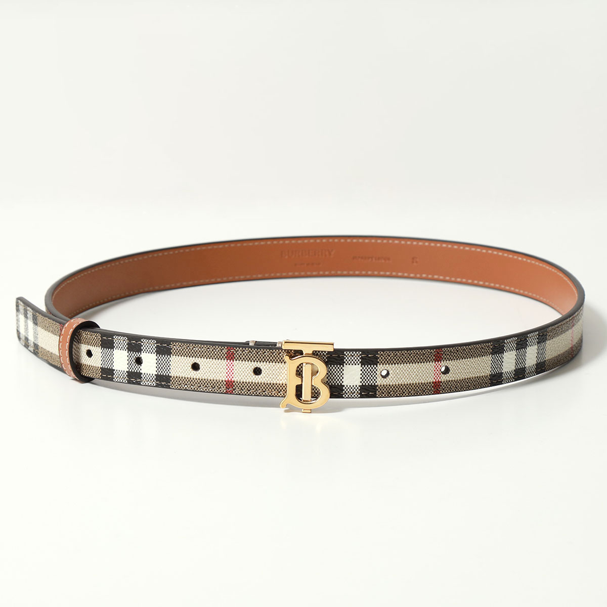 楽天市場】BURBERRY バーバリー ベルト LB TB BELT 20 NON RV DFC