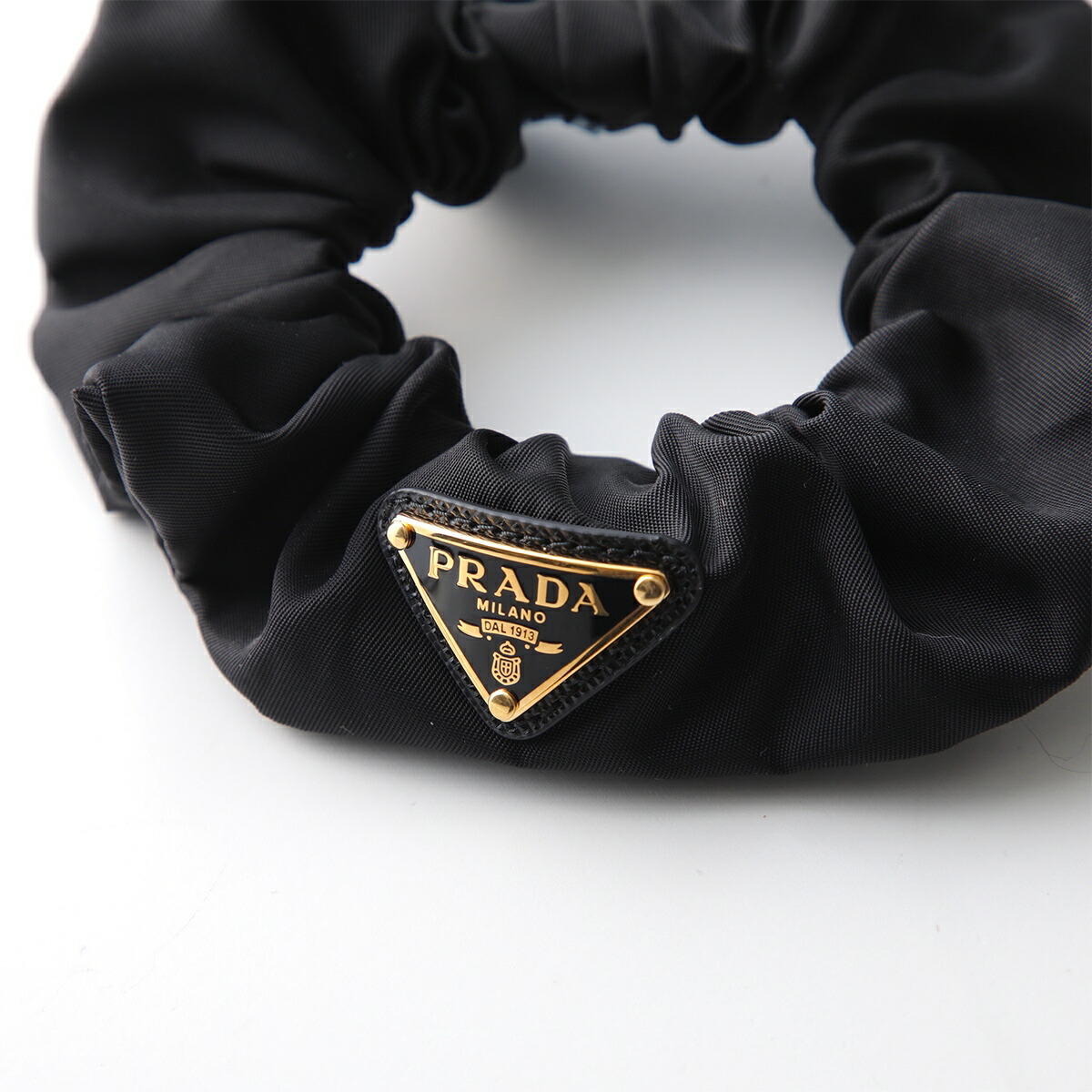 PRADA ブラックシュシュ PRADA シュシュ black 【公式通販】