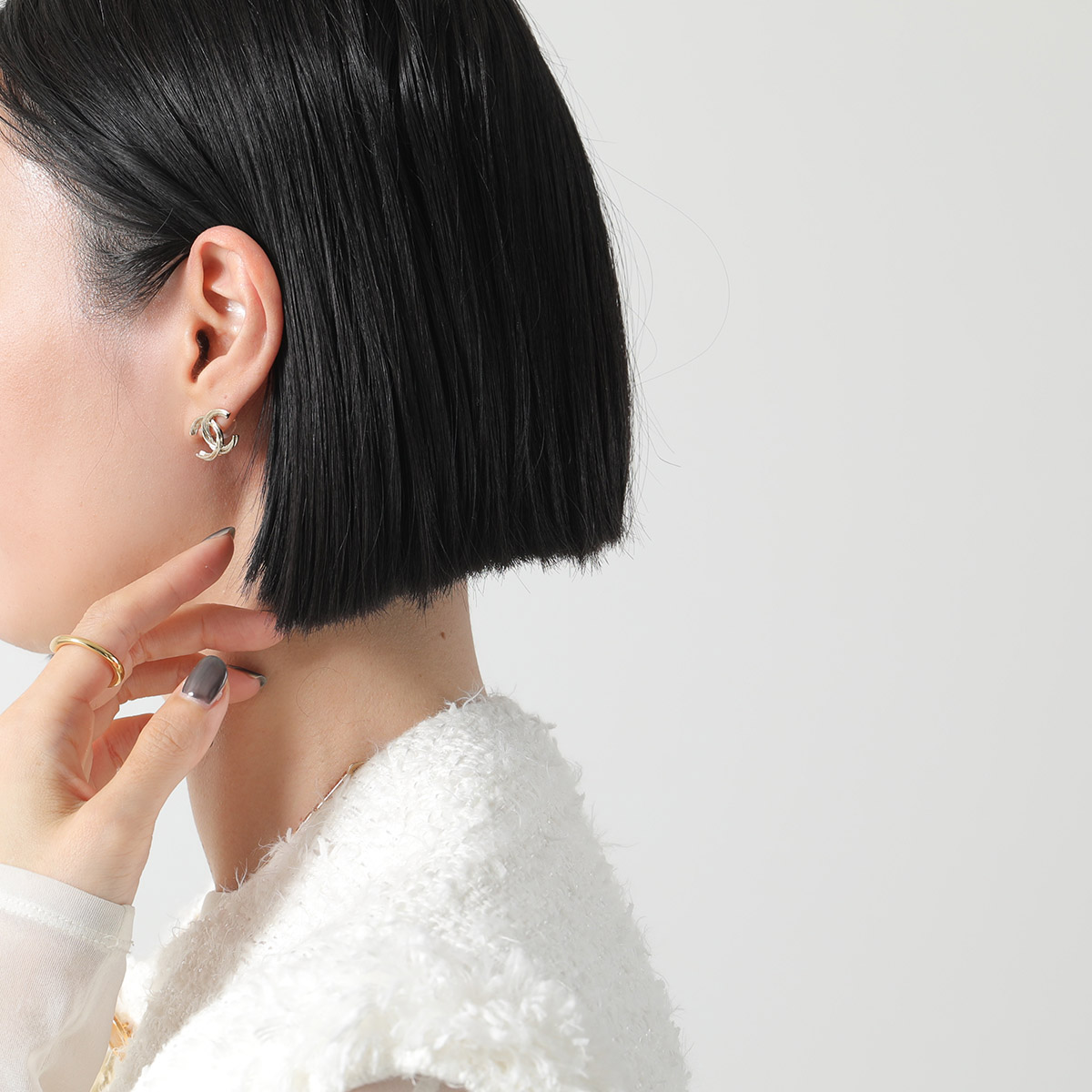 楽天市場】CHANEL シャネル ピアス ABF850 B20554 レディース ココ