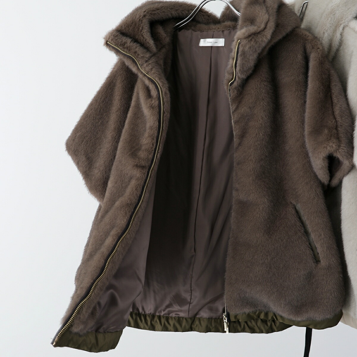 楽天市場】Eimee Law エイミーロウ ミンクライクファーケープ 83830E