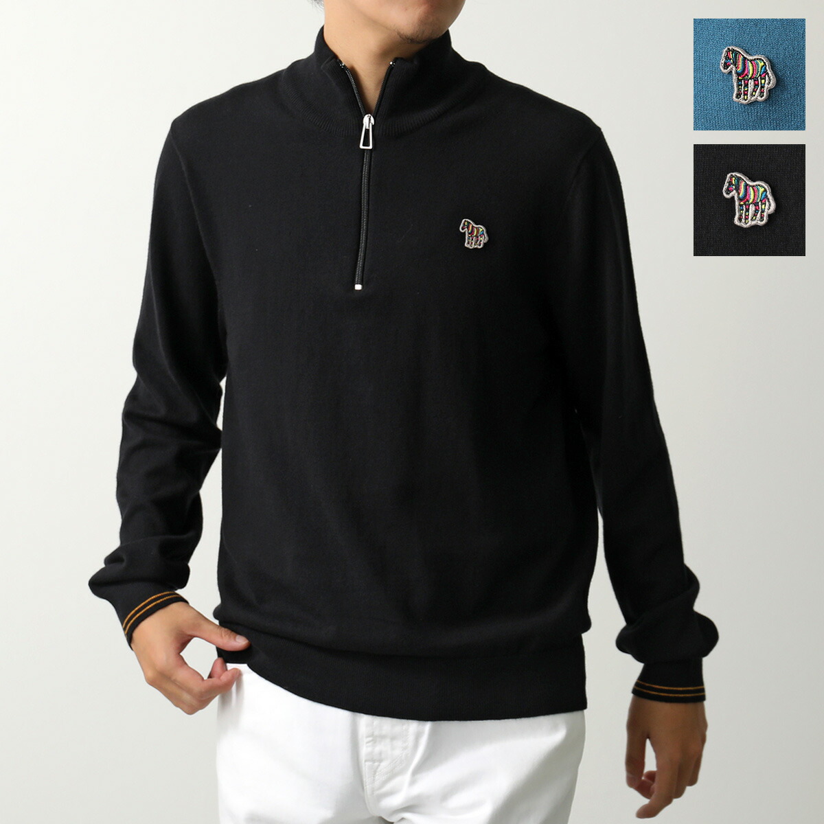 楽天市場】Paul Smith ポールスミス ニット SWEATER ZIP NECK ZEB BAD