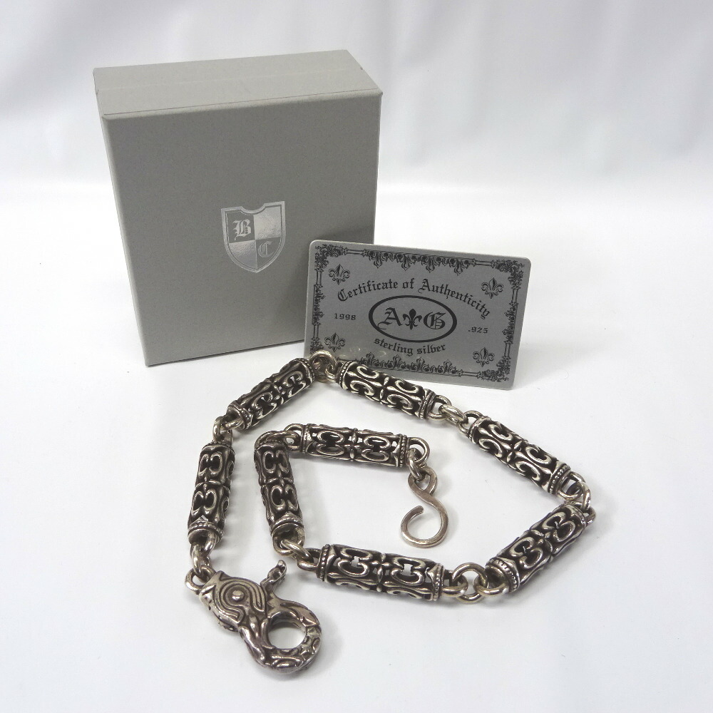 楽天市場】エーアンドジー ウォレットチェーン ローラータイプ 8連