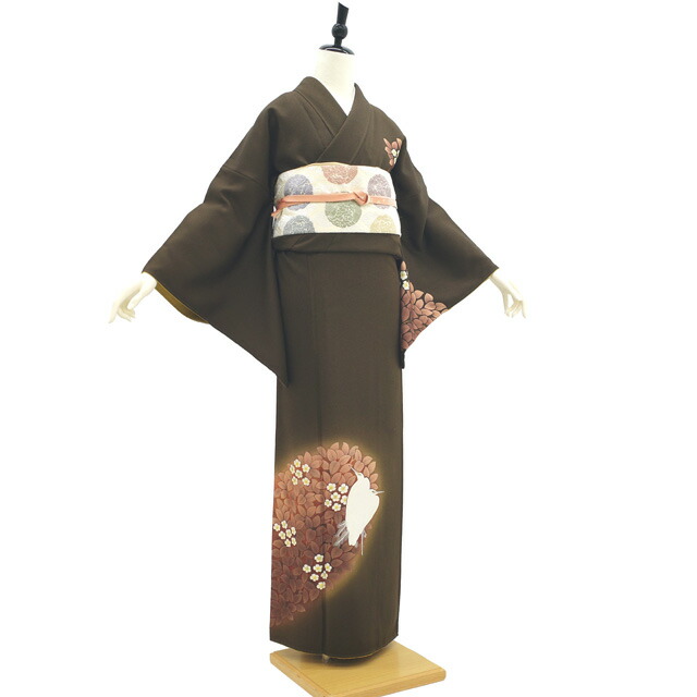 楽天市場】【中古】 訪問着 着物 リサイクル 正絹 菅有鬼一 東京友禅