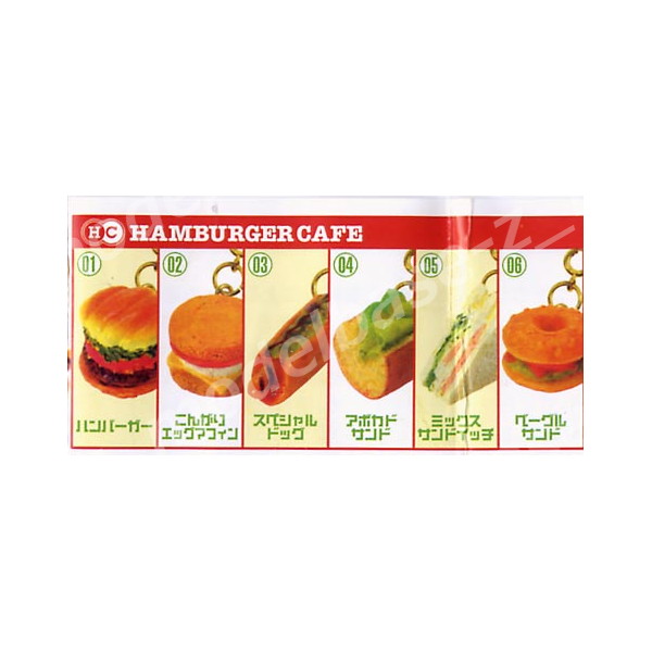 楽天市場】ガーリーフーズチャームハンバーガーカフェ 6種ユージン