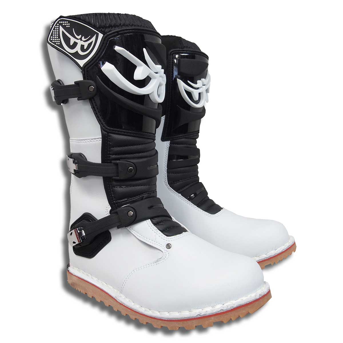 楽天市場】BERIK ベリックトライアルブーツ BOT-1221-BK WHITE/BLACK